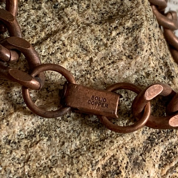 Solid Copper Unisex Mens Woman’s Dark Metal Bracelet Jewelry Health Benefits! - Picture 9 of 12